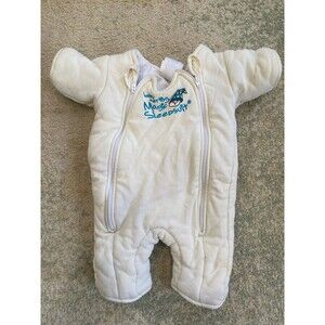 Baby Merlin's Magic Sleepsuit Swaddle Transition Small 3-6 Months Cream